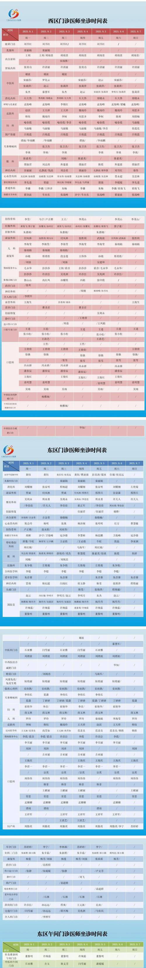 西溪花园社区医院时间