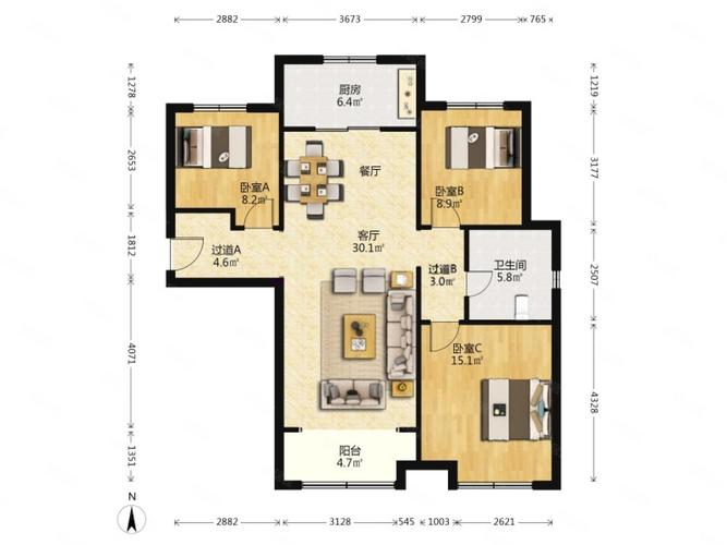 赣州中海国际社区户型