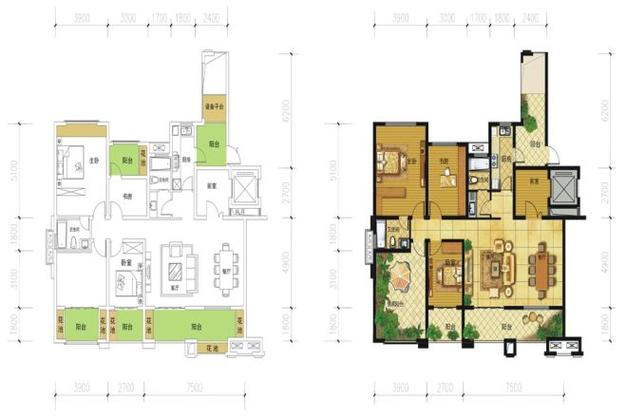 鹭湖宫5号社区户型图