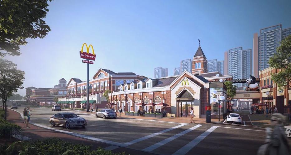 深圳万科城社区商业街